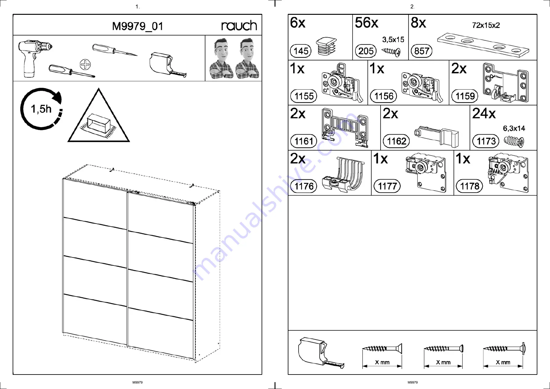 Rauch AL655.3884 Assembly Instructions Manual Download Page 16