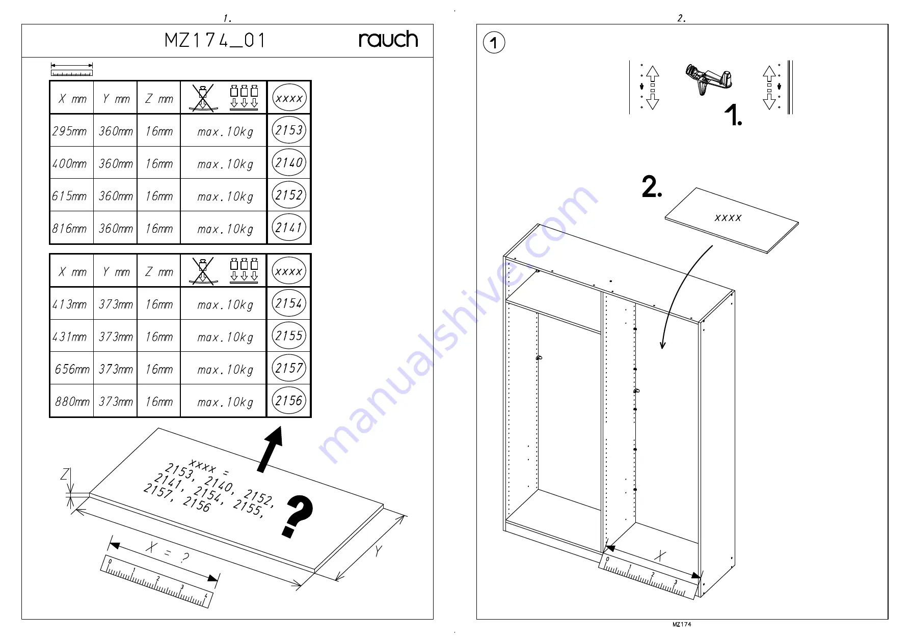 Rauch AL655.3884 Assembly Instructions Manual Download Page 31