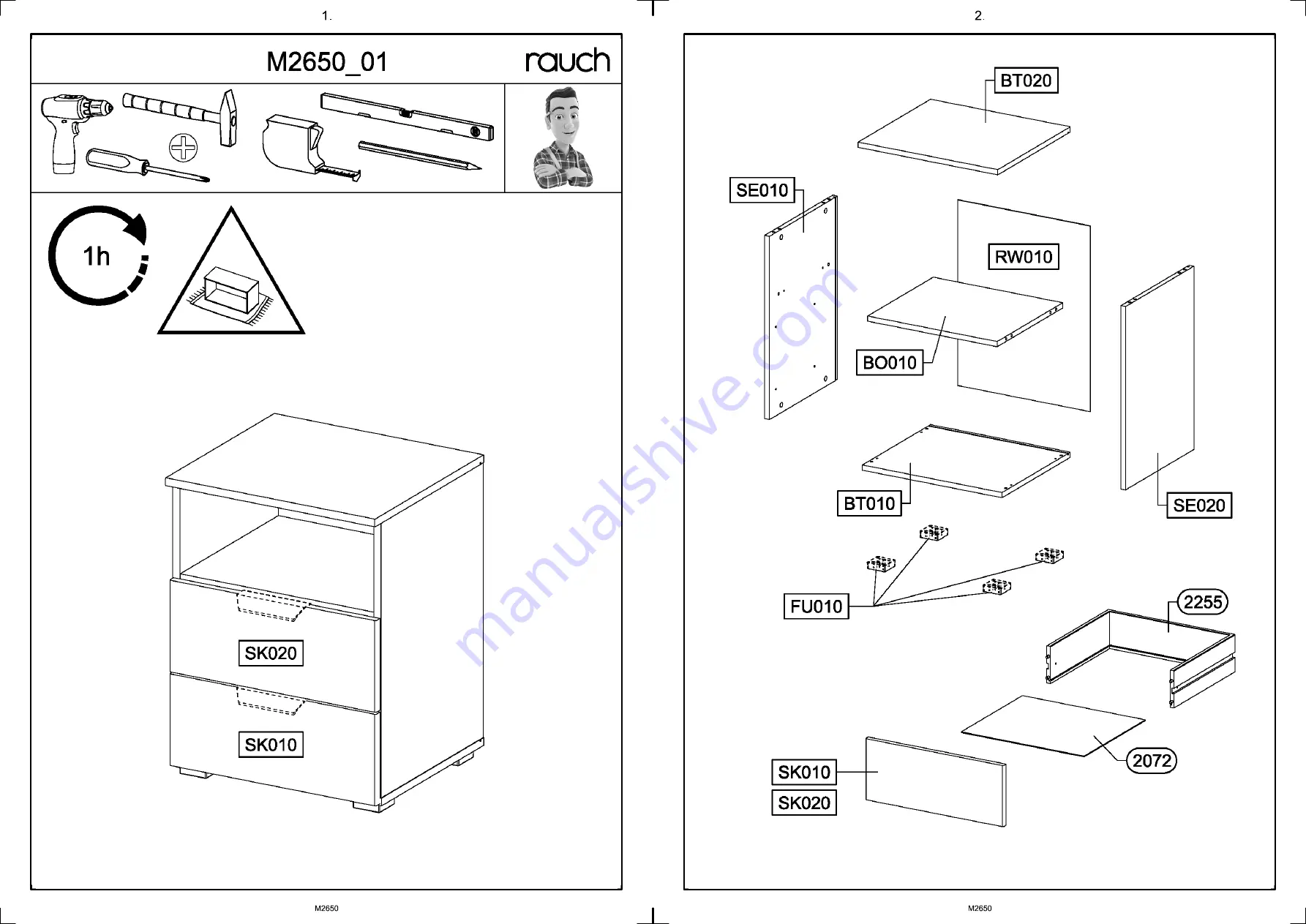 Rauch Koluna M2650 Assembly Instructions Manual Download Page 3