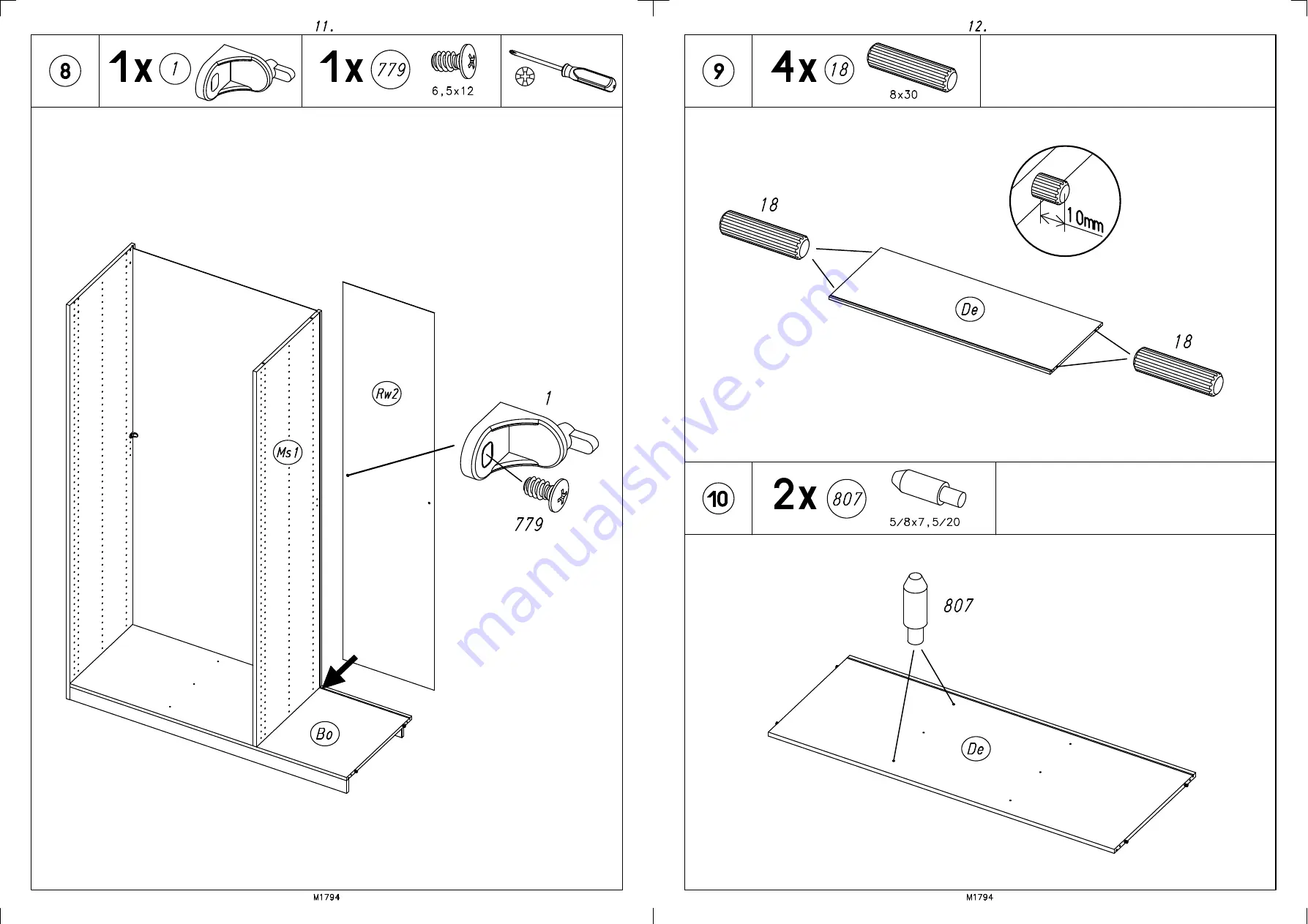 Rauch Krefeld 44747.6 Assembly Instructions Manual Download Page 8