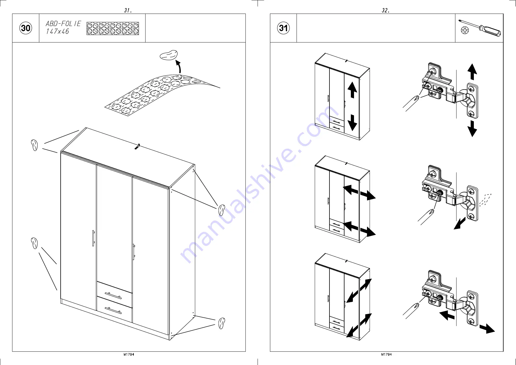 Rauch Krefeld 44747.6 Assembly Instructions Manual Download Page 18