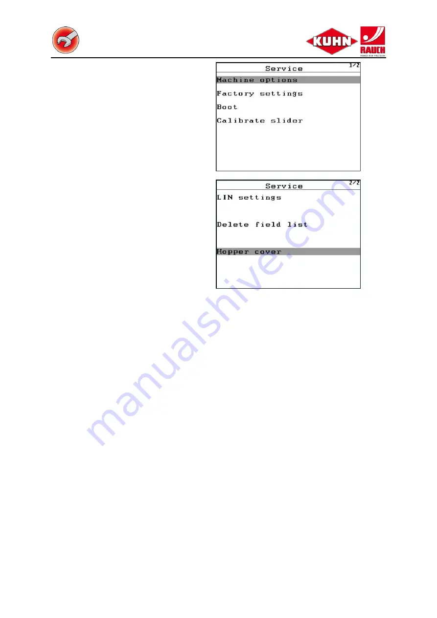 Rauch Kuhn Axis AP-Drive Manual Download Page 87