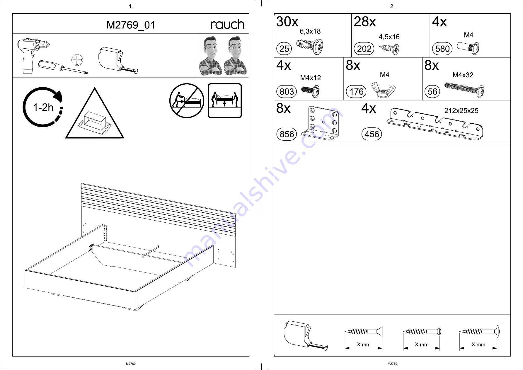 Rauch Lamella M2770 Assembly Instructions Manual Download Page 9