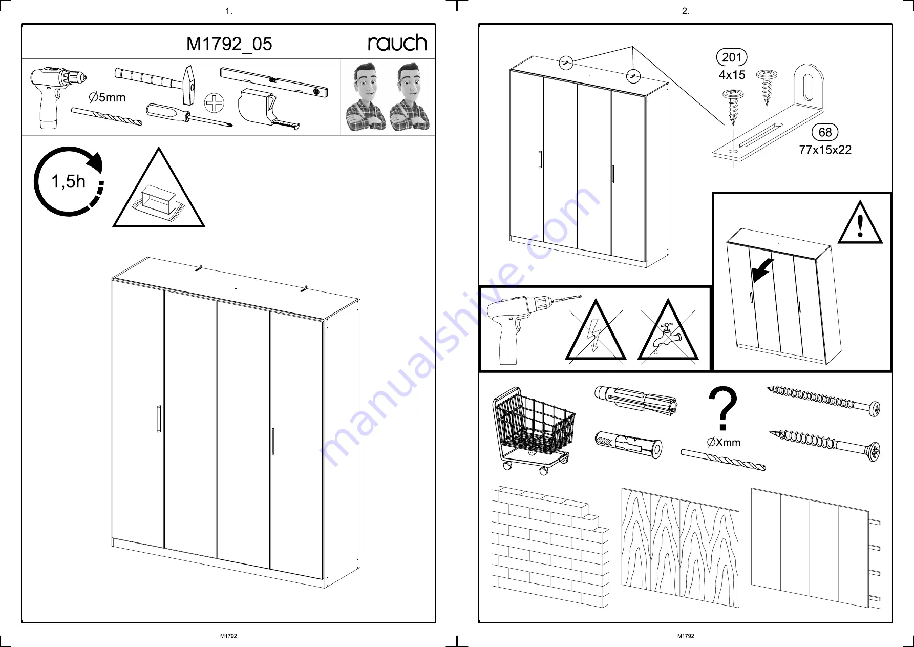 Rauch M1792 Assembly Instructions Manual Download Page 3