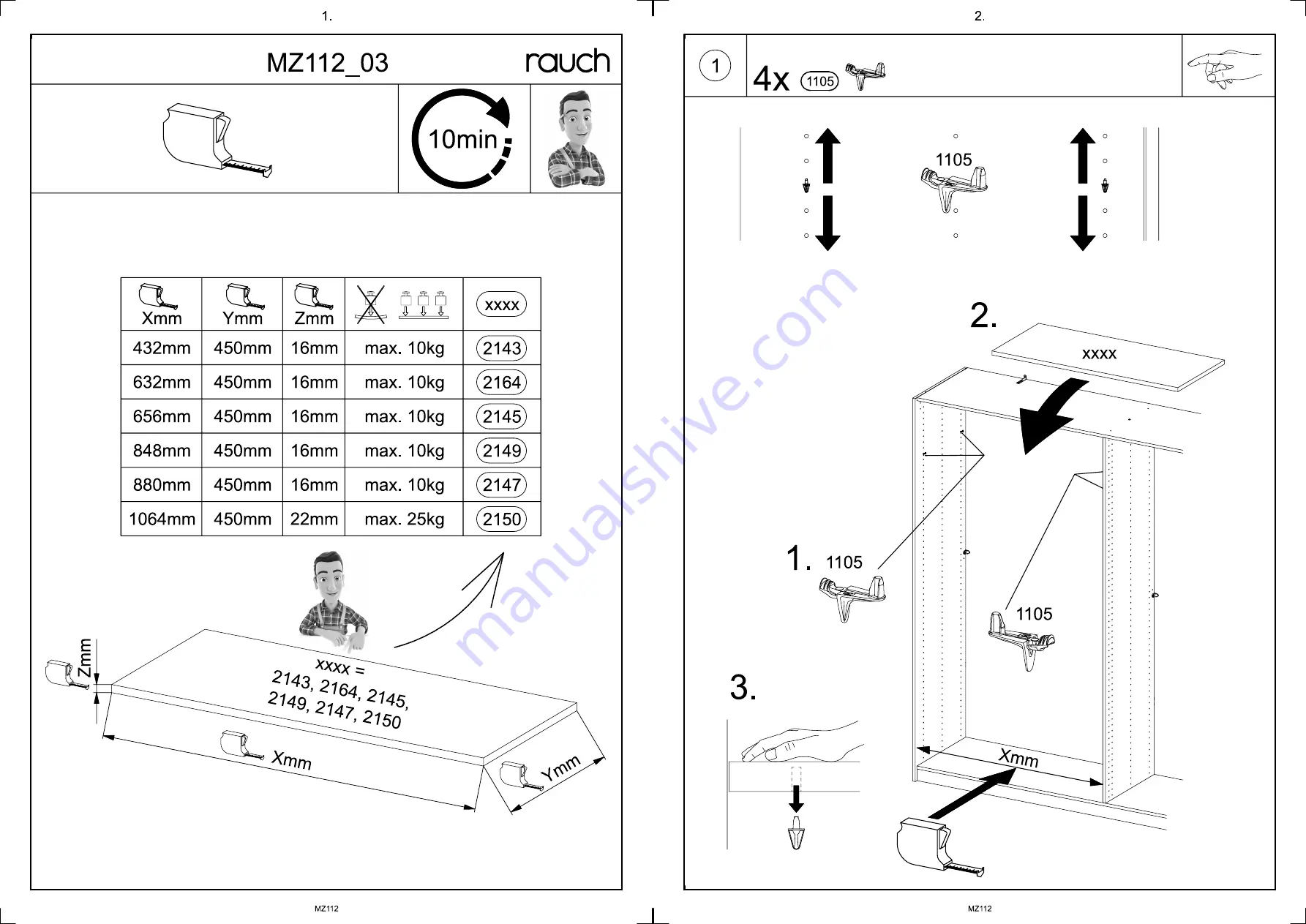 Rauch M1792 Assembly Instructions Manual Download Page 18