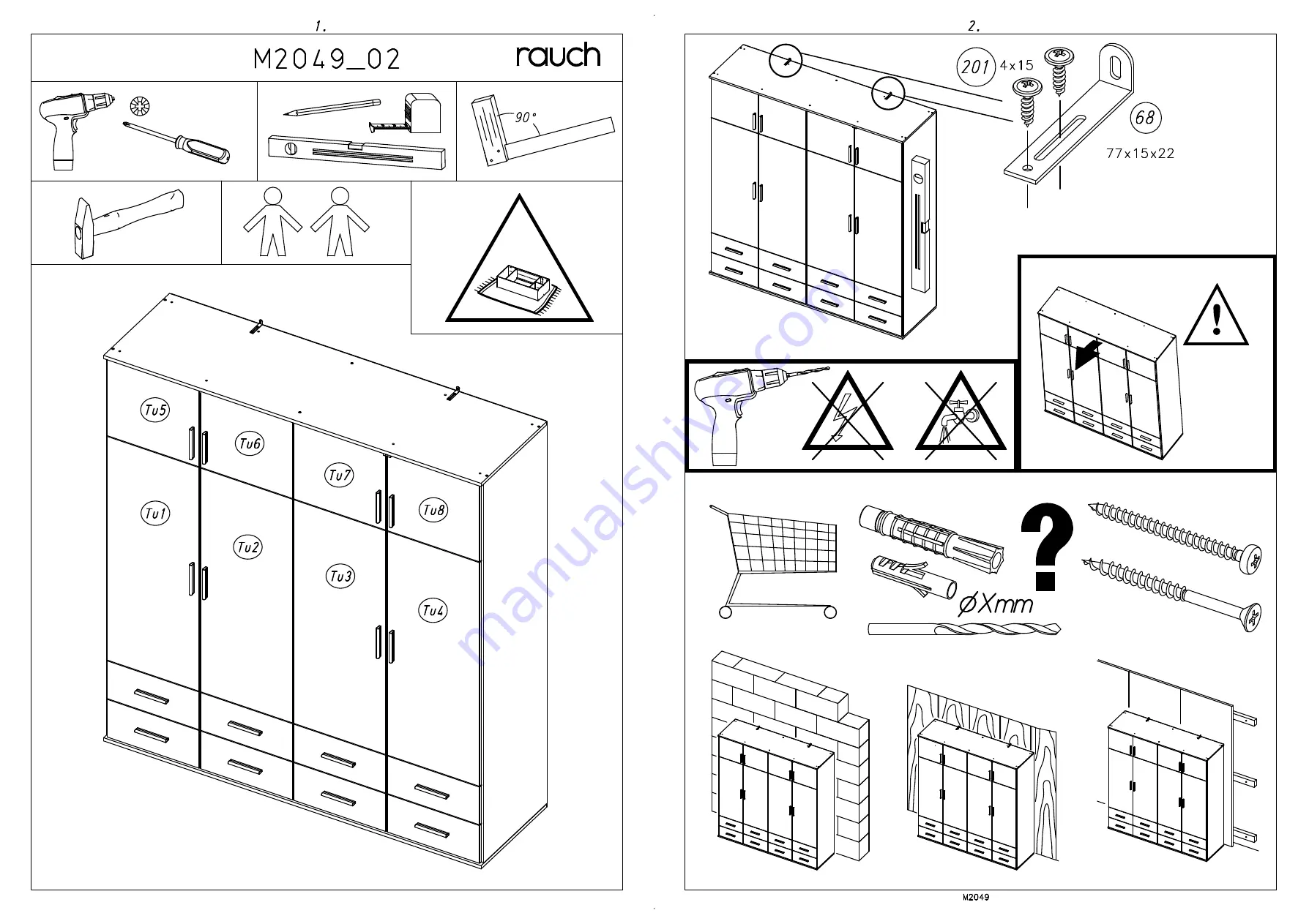 Rauch M2049 Assembly Instructions Manual Download Page 3