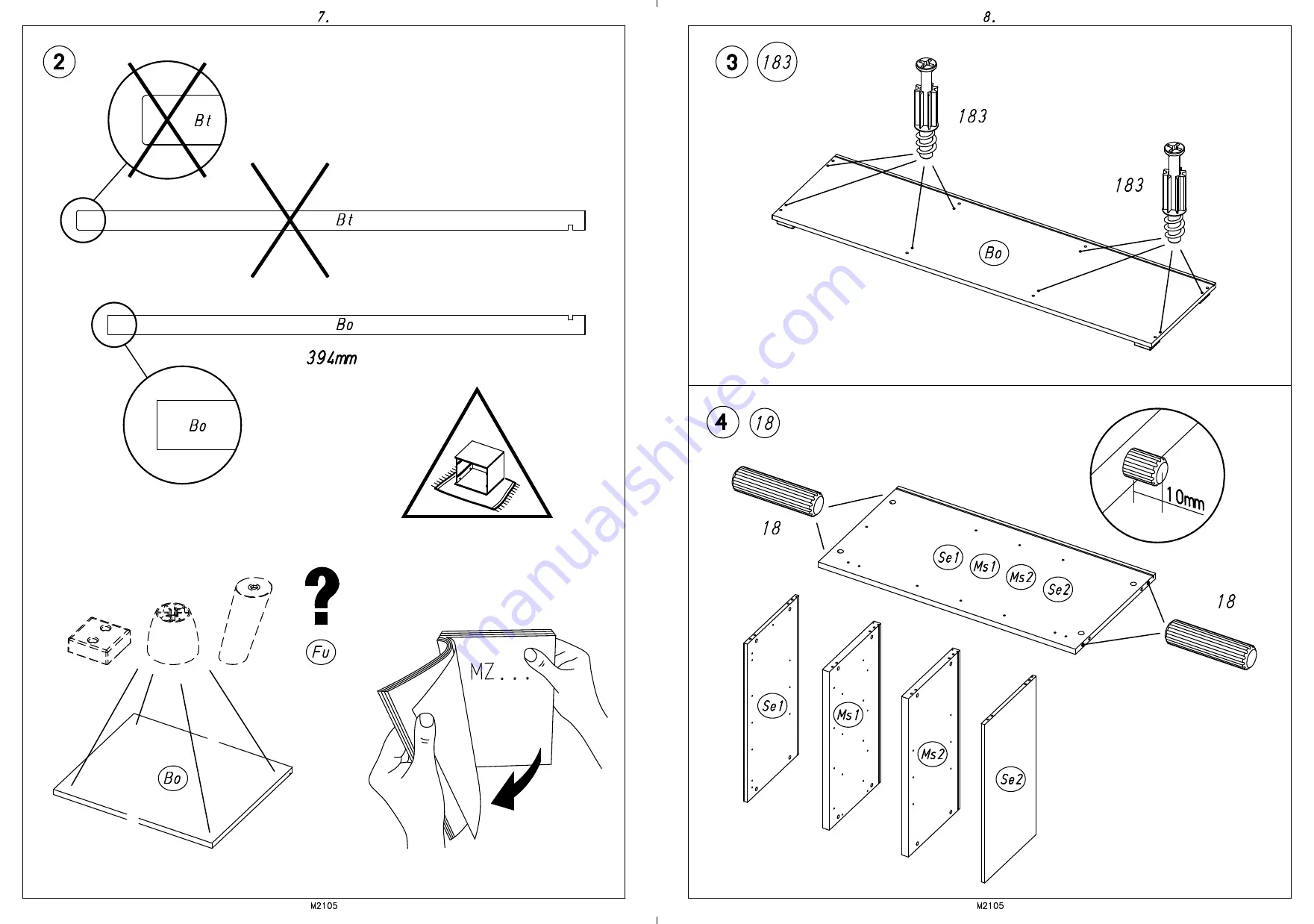 Rauch M2105 Assembly Instructions Manual Download Page 6