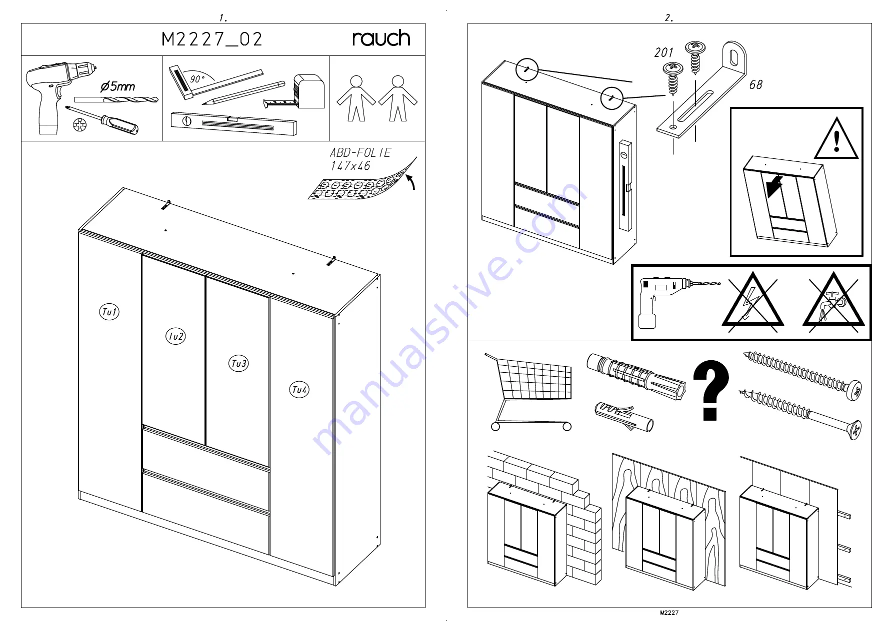 Rauch M2227 Assembly Instructions Manual Download Page 3