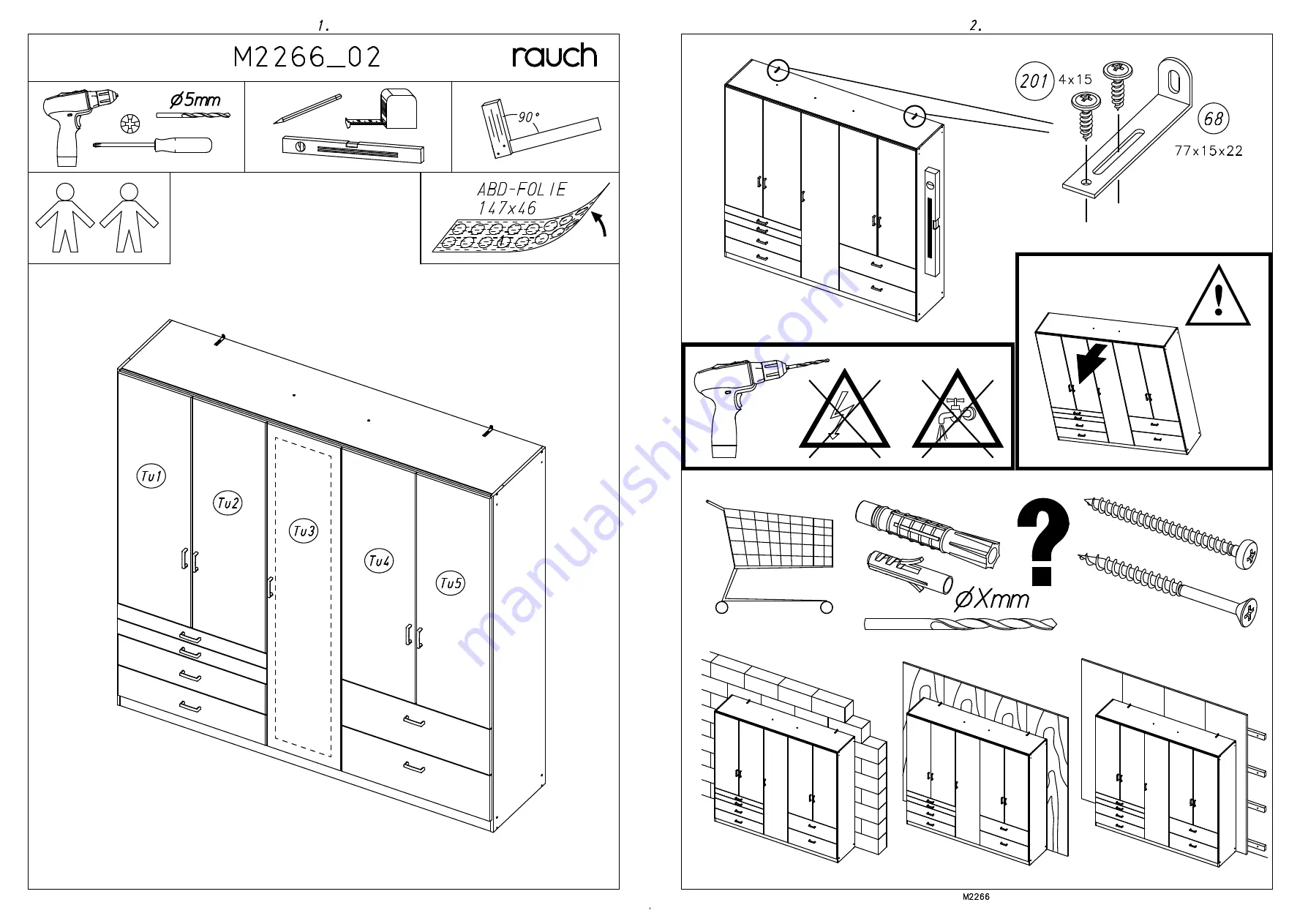 Rauch M2266 Assembly Instructions Manual Download Page 3