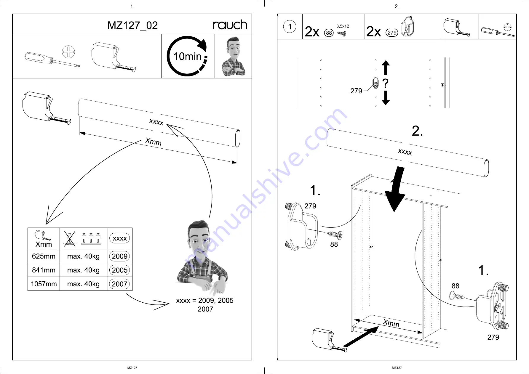 Rauch M2274 Assembly Instructions Manual Download Page 38