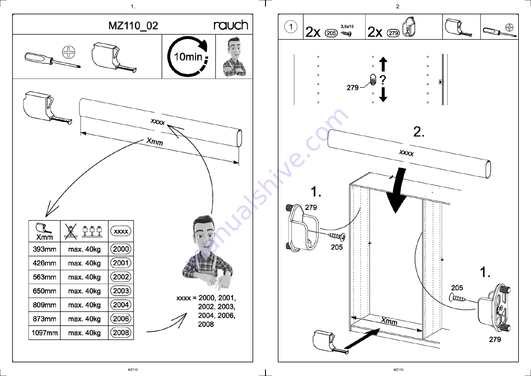 Rauch M2554 Assembly Instructions Manual Download Page 53