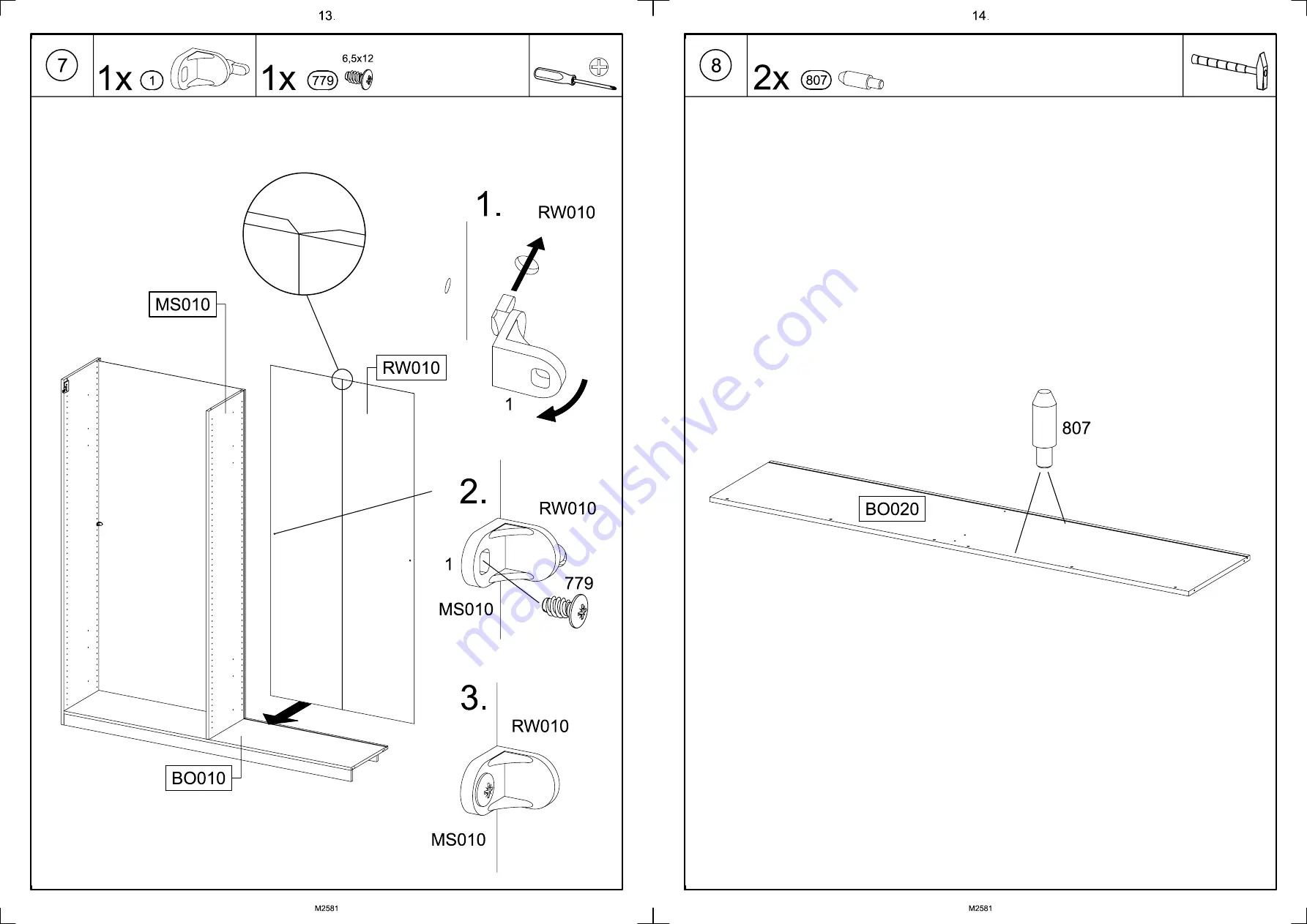 Rauch M2581 Assembly Instructions Manual Download Page 9