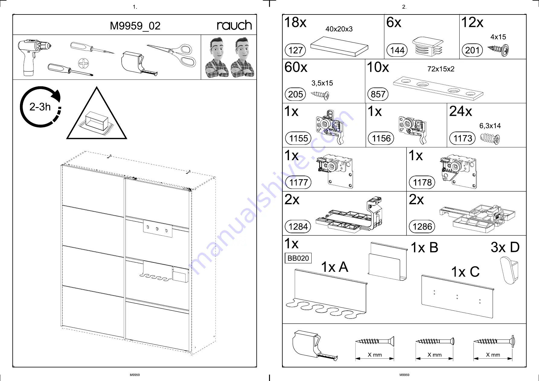 Rauch M2581 Assembly Instructions Manual Download Page 18