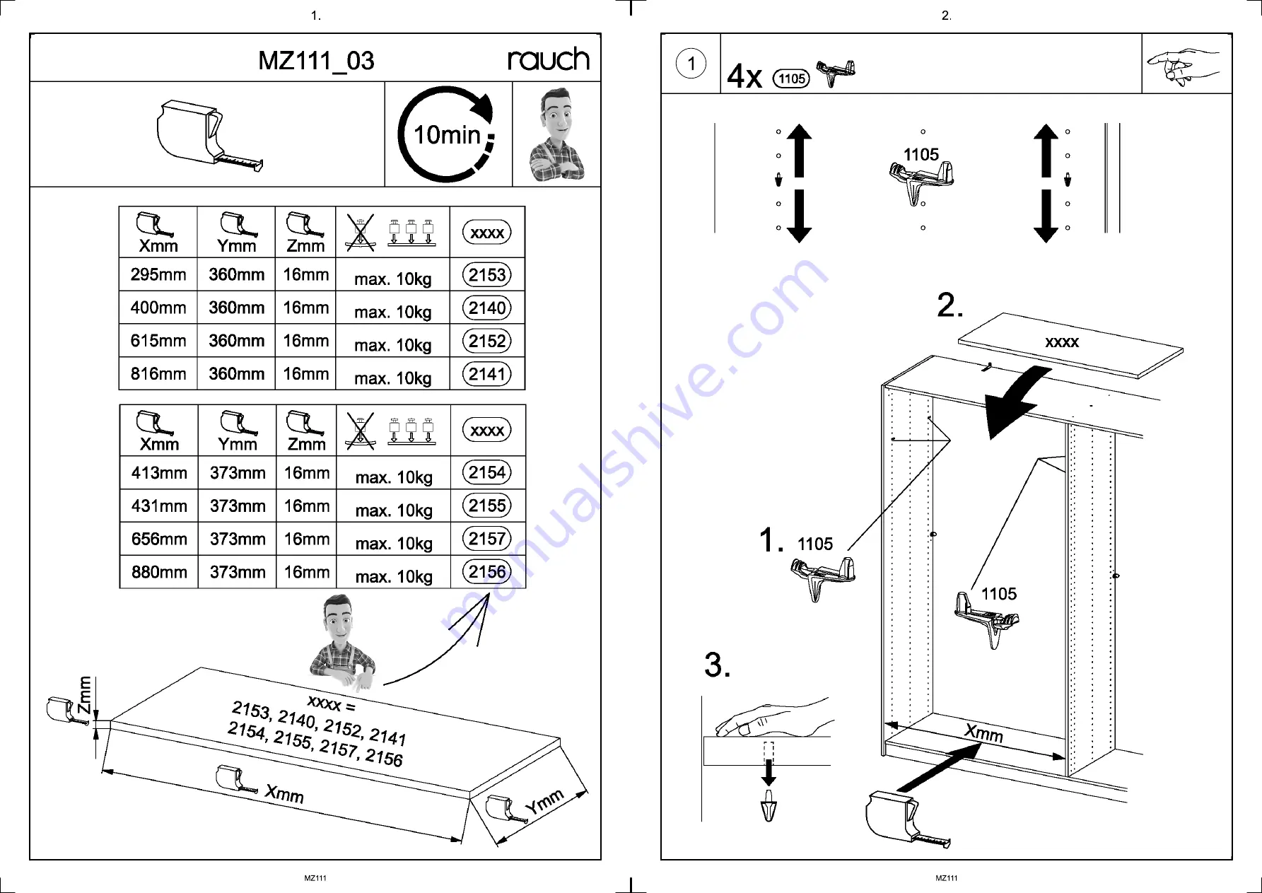 Rauch M2581 Assembly Instructions Manual Download Page 34