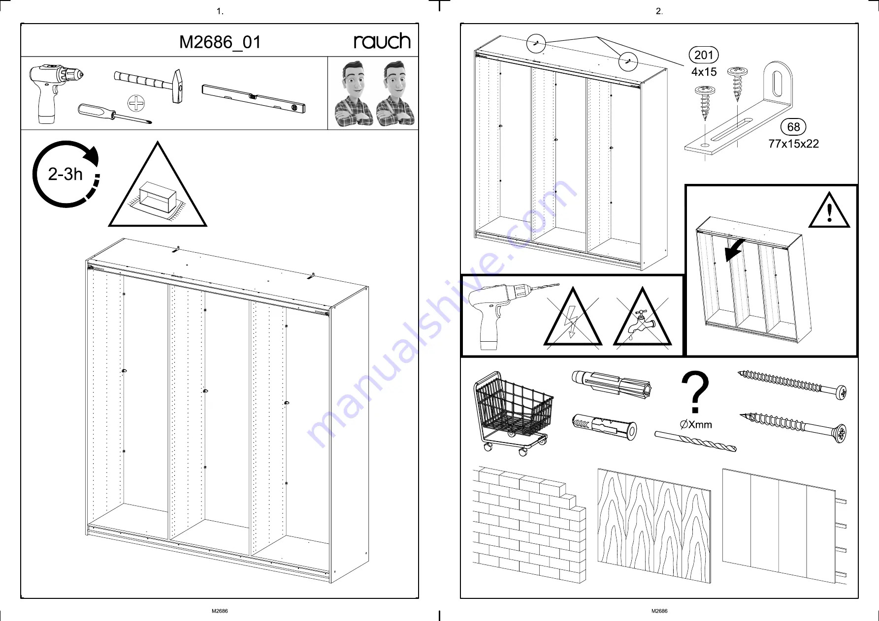 Rauch M2686 Assembly Instructions Manual Download Page 3