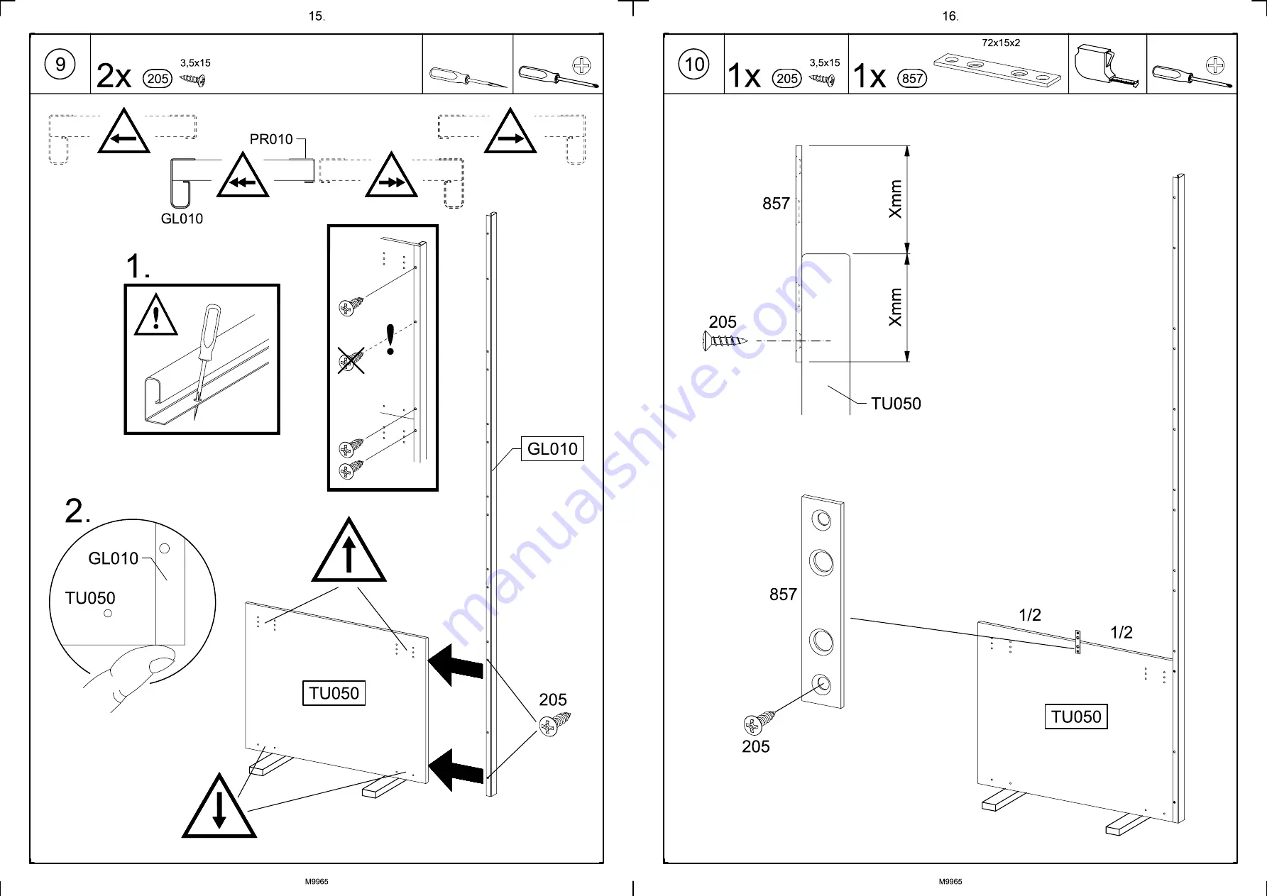 Rauch M9965 Assembly Instructions Manual Download Page 32