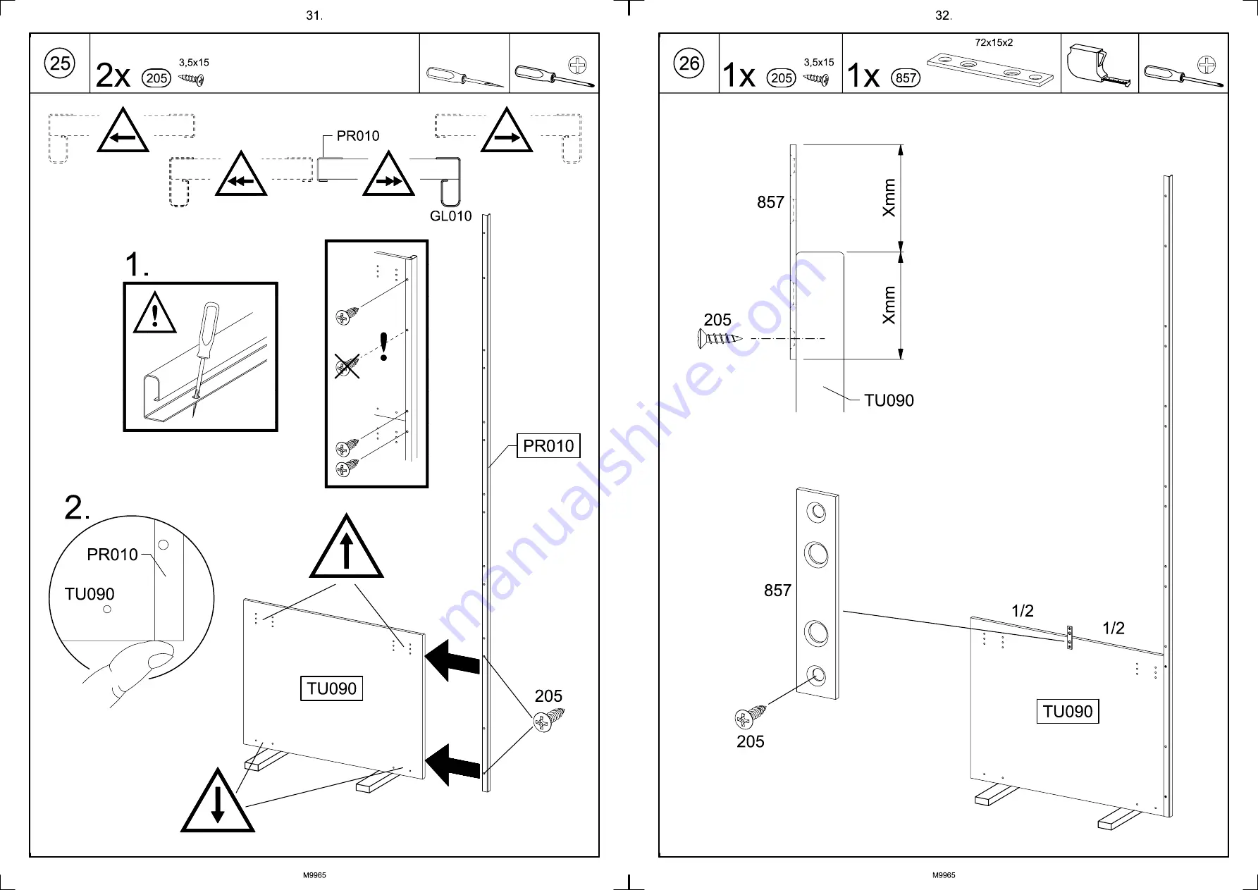 Rauch M9965 Assembly Instructions Manual Download Page 40