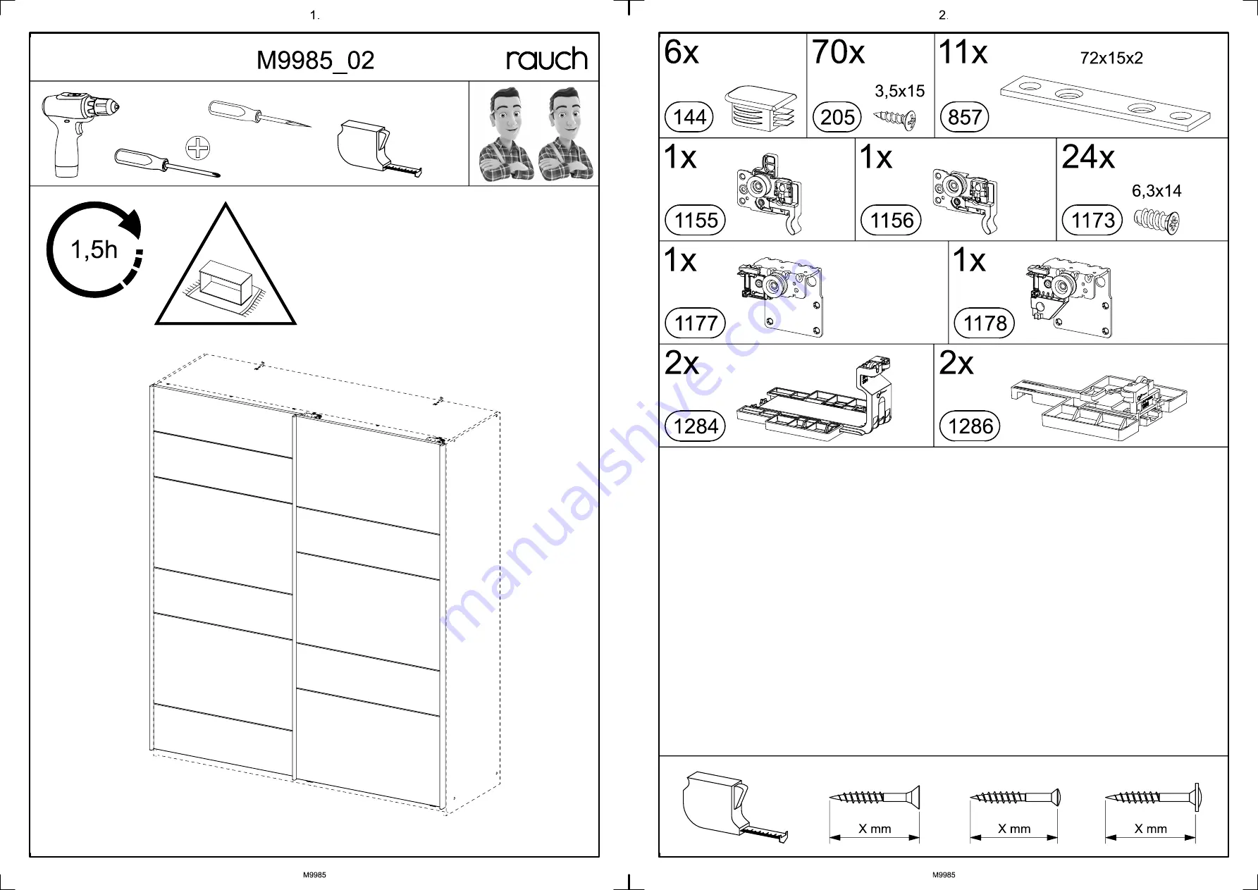 Rauch M9985 Assembly Instructions Manual Download Page 17