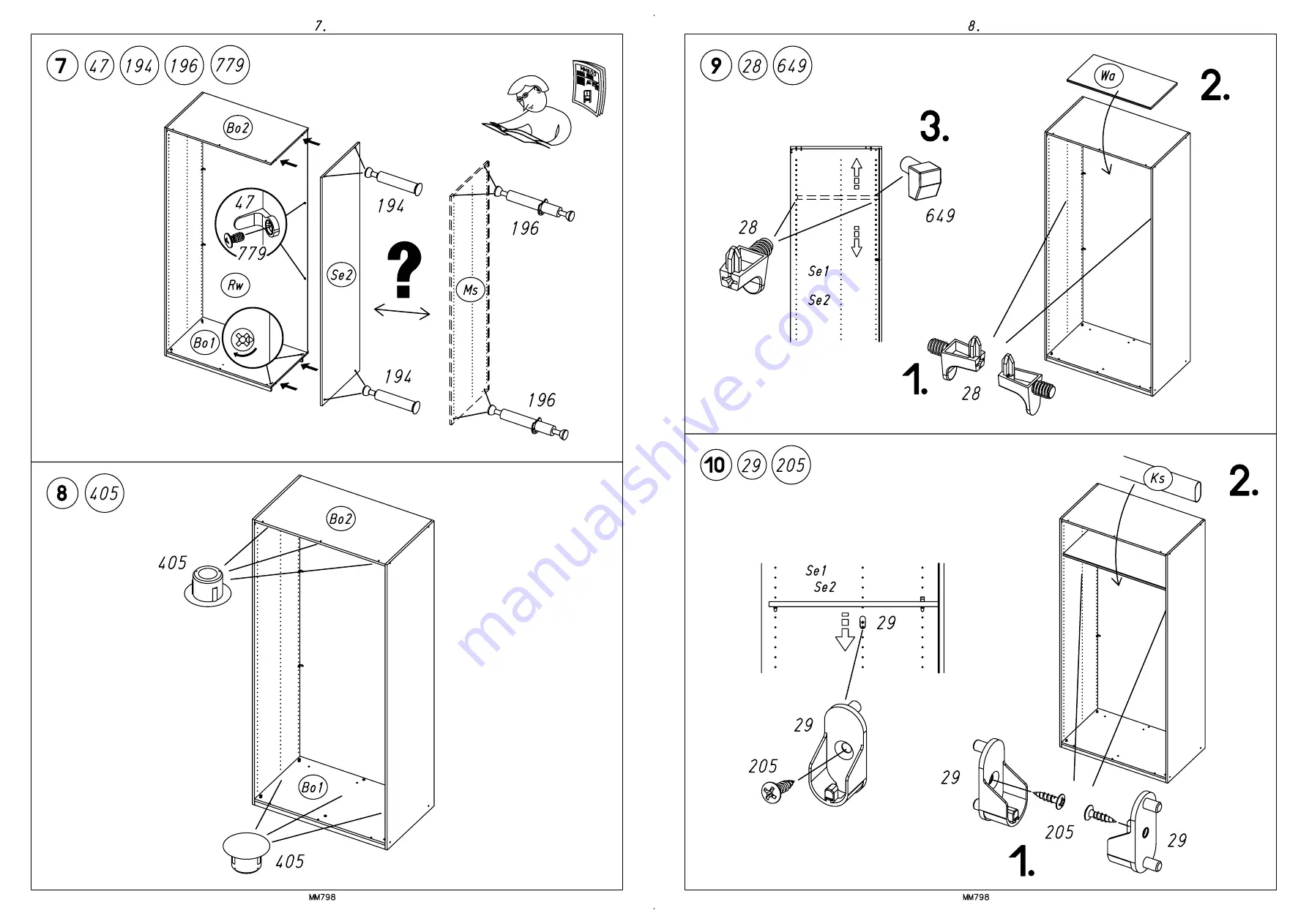 Rauch ME802 Assembly Instructions Manual Download Page 9