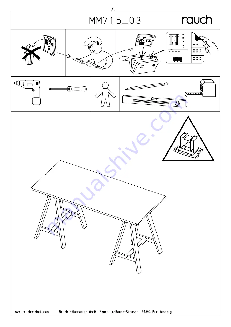 Rauch MM715 Assembly Instructions Manual Download Page 3