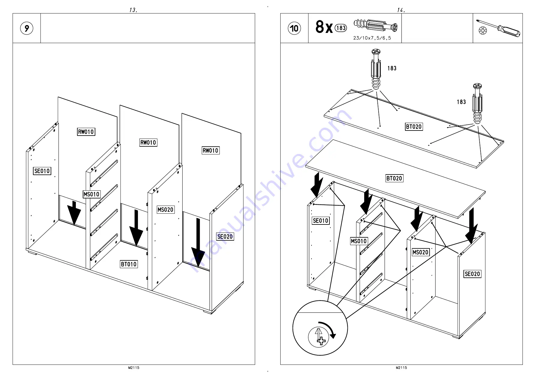 Rauch Tarragona M2115 Assembly Instructions Manual Download Page 9