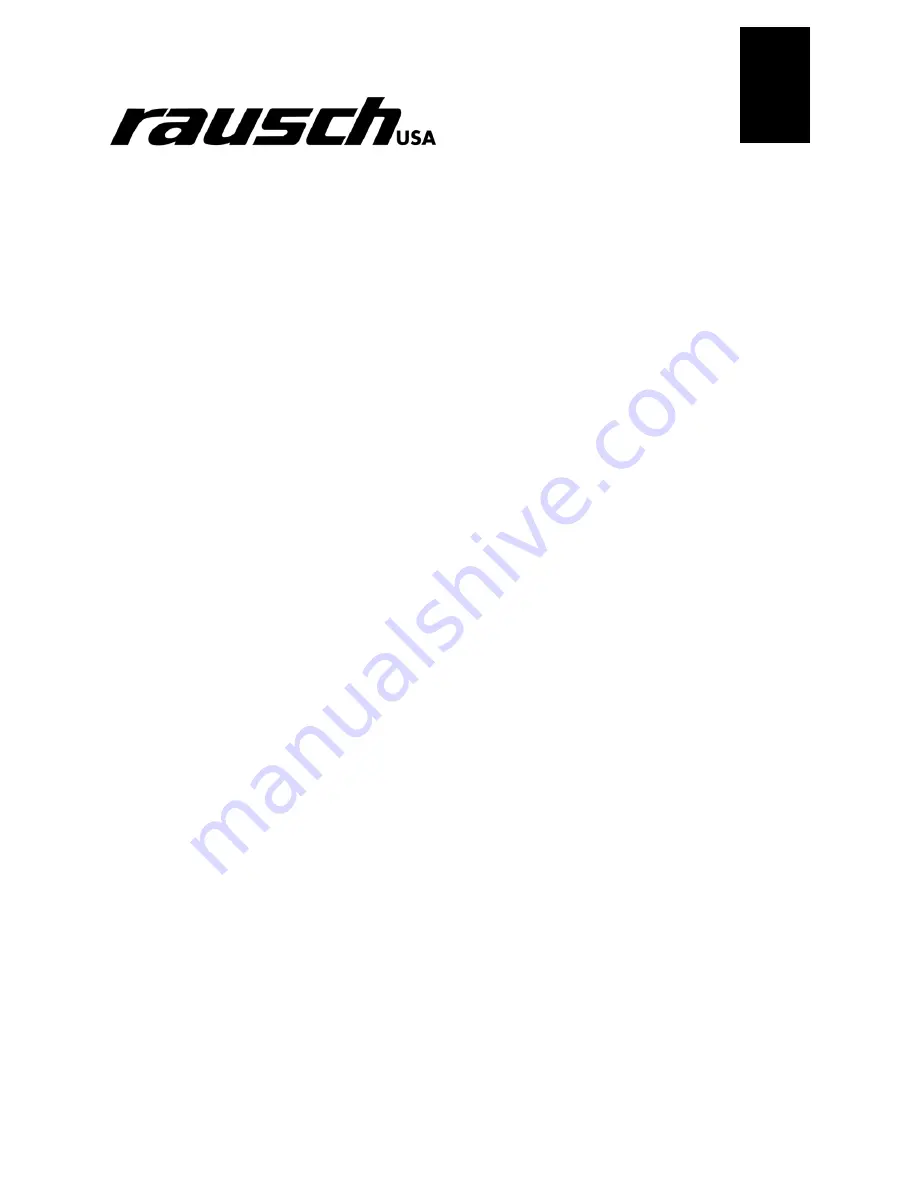 Rausch minCam360 Operation Manual Download Page 1