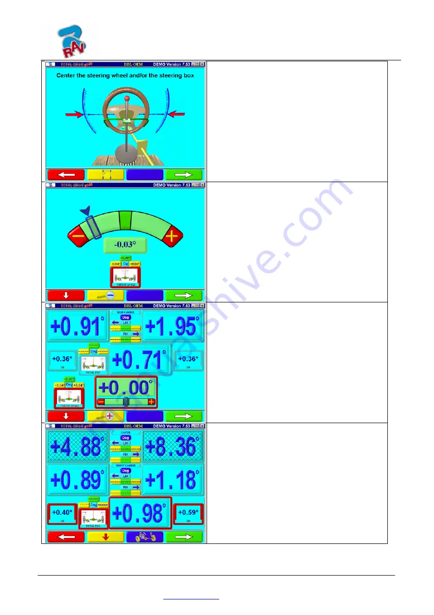 Ravaglioli RAV TD8060TWS Instruction Manual Download Page 52