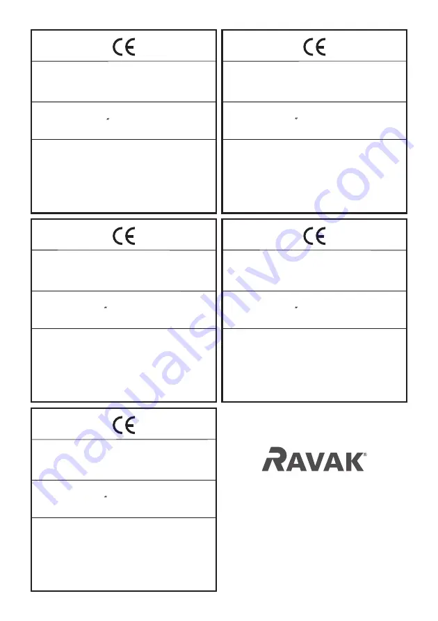 RAVAK SUPERNOVA AVDP 3 Installation Instructions Manual Download Page 16