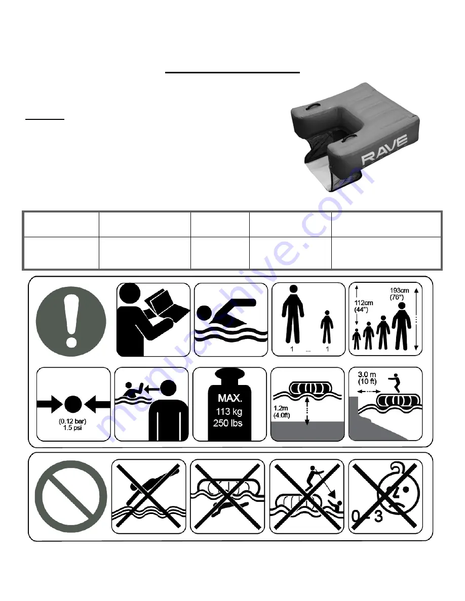 Rave Sports Splash Trax Abyss Owner'S Manual Download Page 22