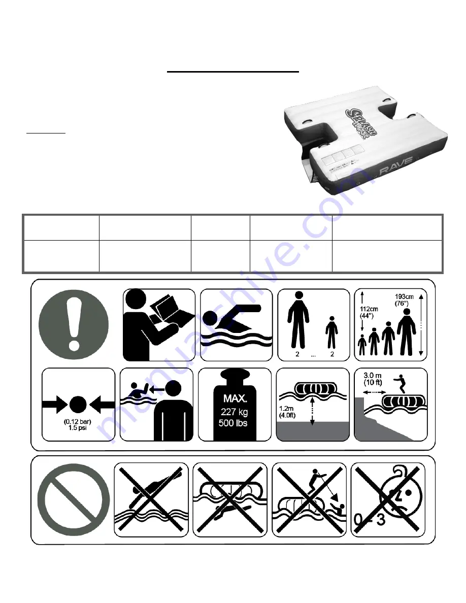 Rave Sports Splash Trax Abyss Owner'S Manual Download Page 23