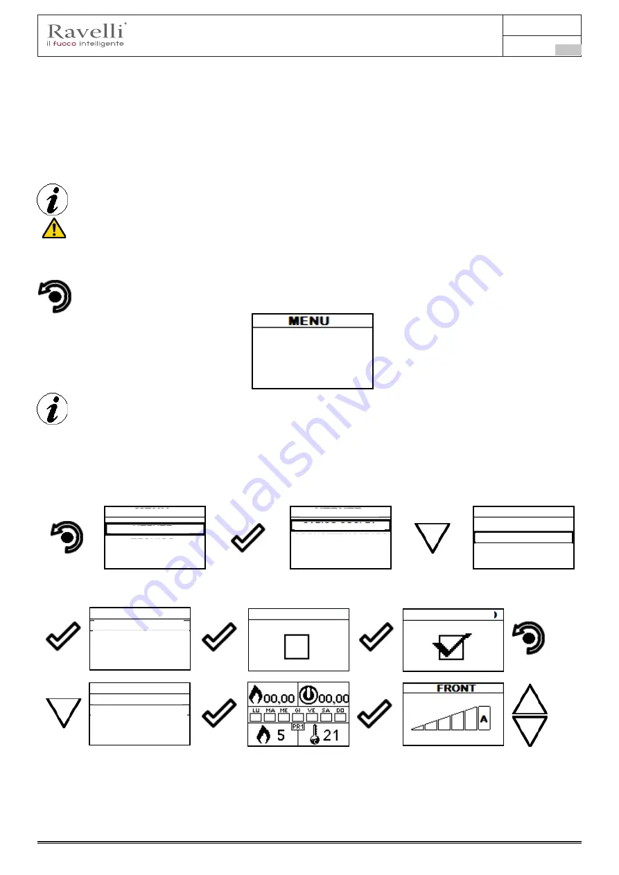 Ravelli RBC 810 Use And Maintenance Manual Download Page 127