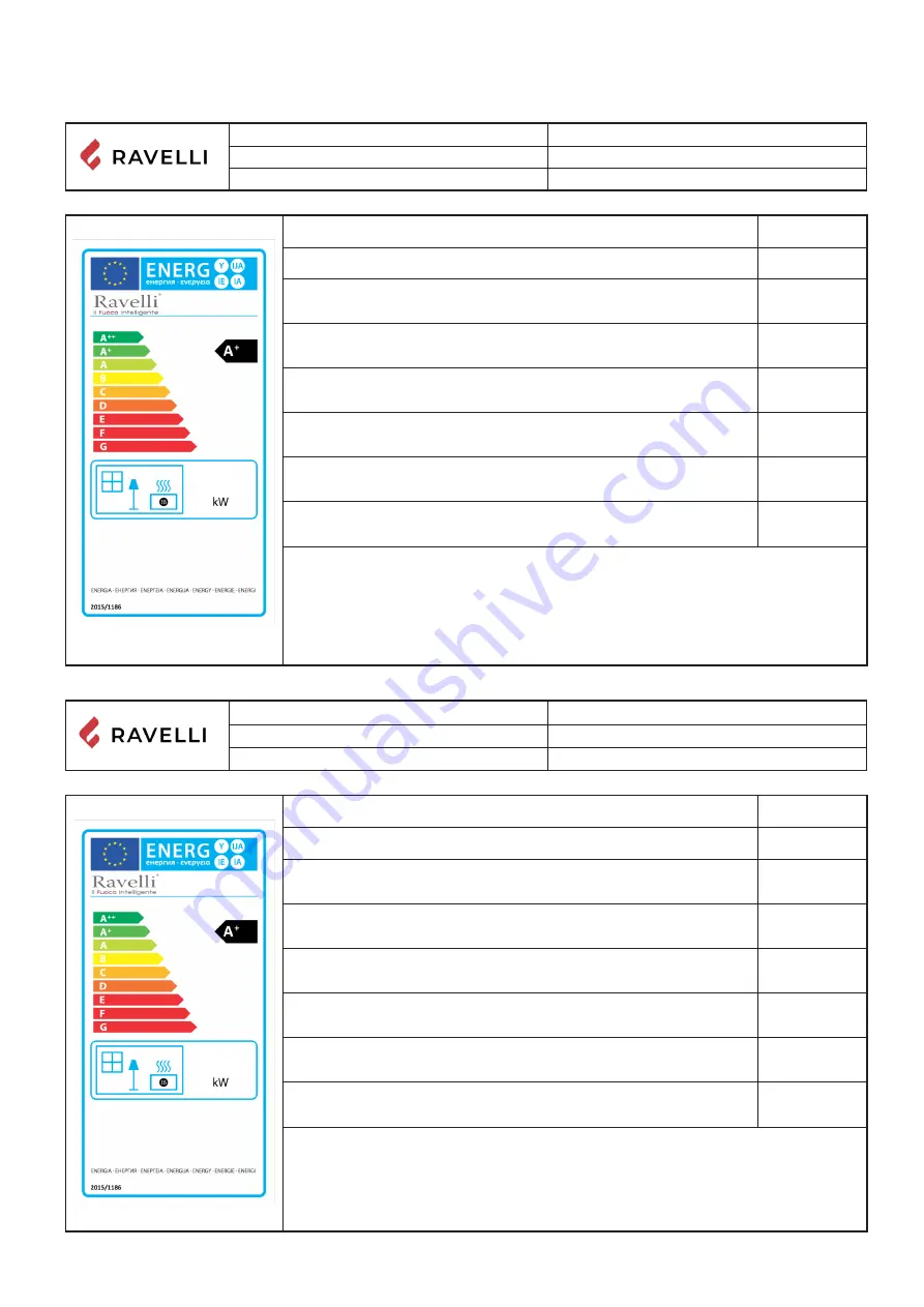 Ravelli RBV 8008 Use And Maintenance Manual Download Page 100