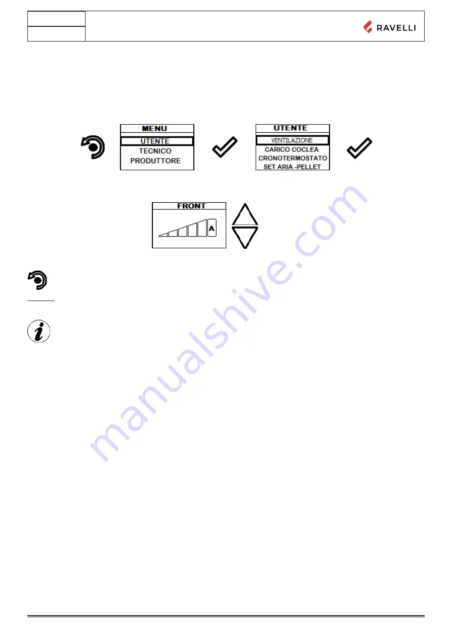 Ravelli Whisper 7 Use And Maintenance Manual Download Page 34