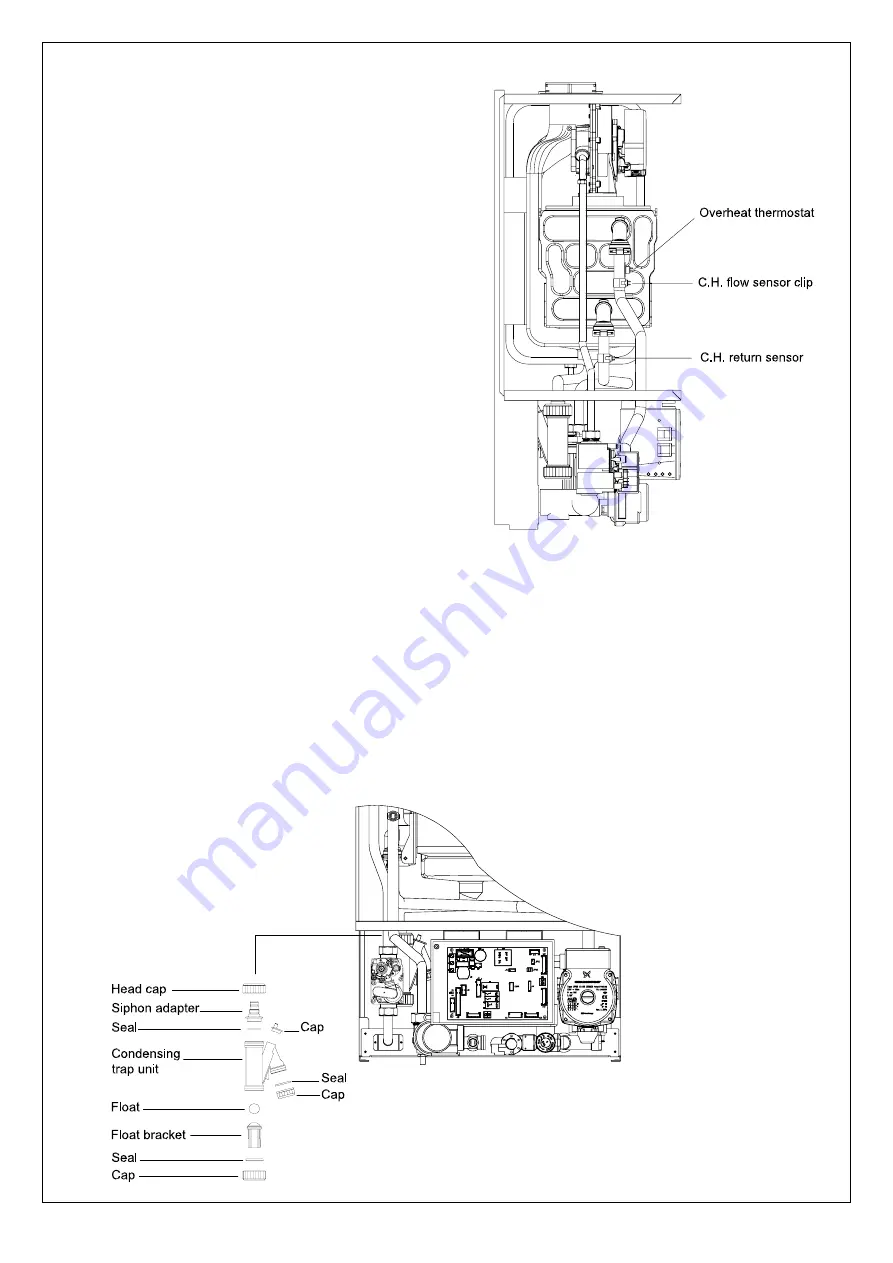 Ravenheat White Boiler WH 80 Instructions For Use Installation And Servicing Download Page 50