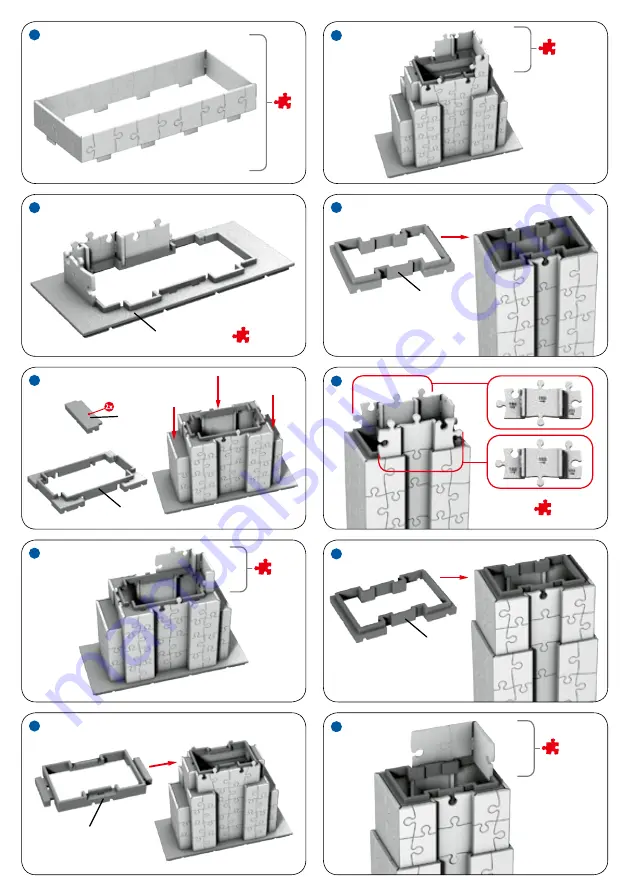 Ravensburger 3D Puzzle Empire State Building Manual Download Page 2