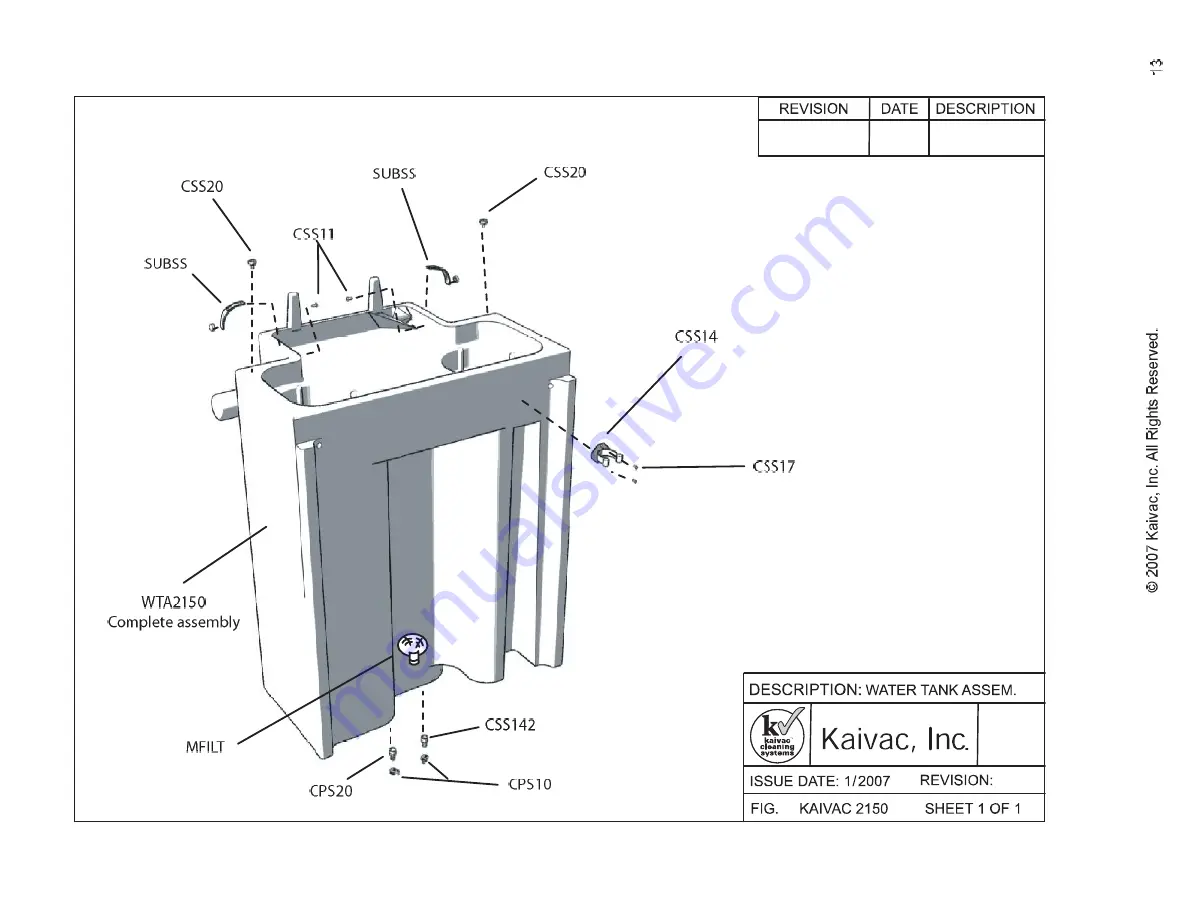 Rawlins KaiVac 2100 Series Скачать руководство пользователя страница 18