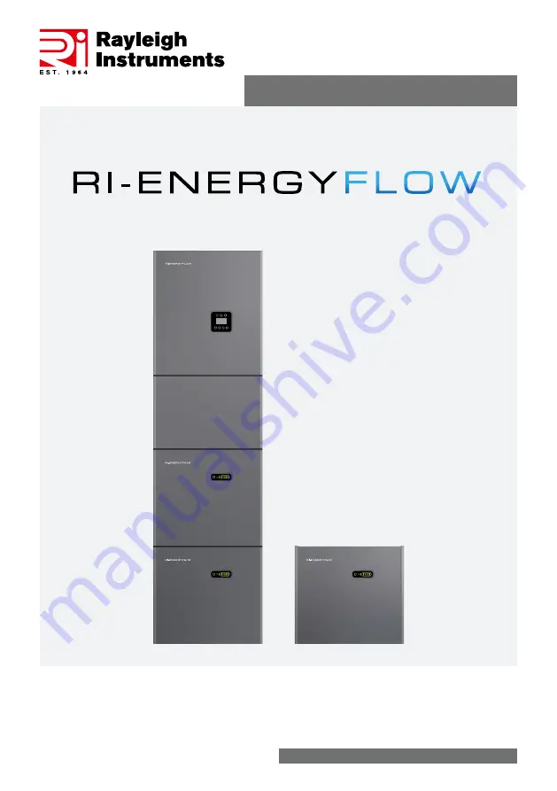 Rayleigh Instruments RI-ENERGYFLOW-3P-MODULAR... Скачать руководство пользователя страница 1