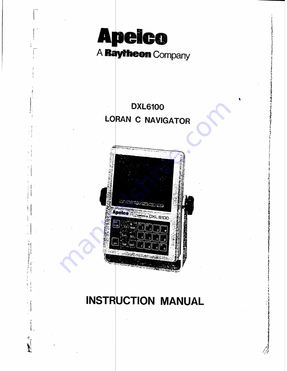 Raymarine Apelco DXL-6100 User Manual Download Page 2