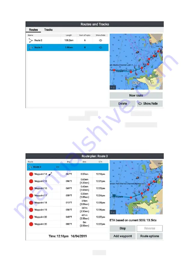 Raymarine LightHouse Sport Basic Operation Instructions Download Page 38