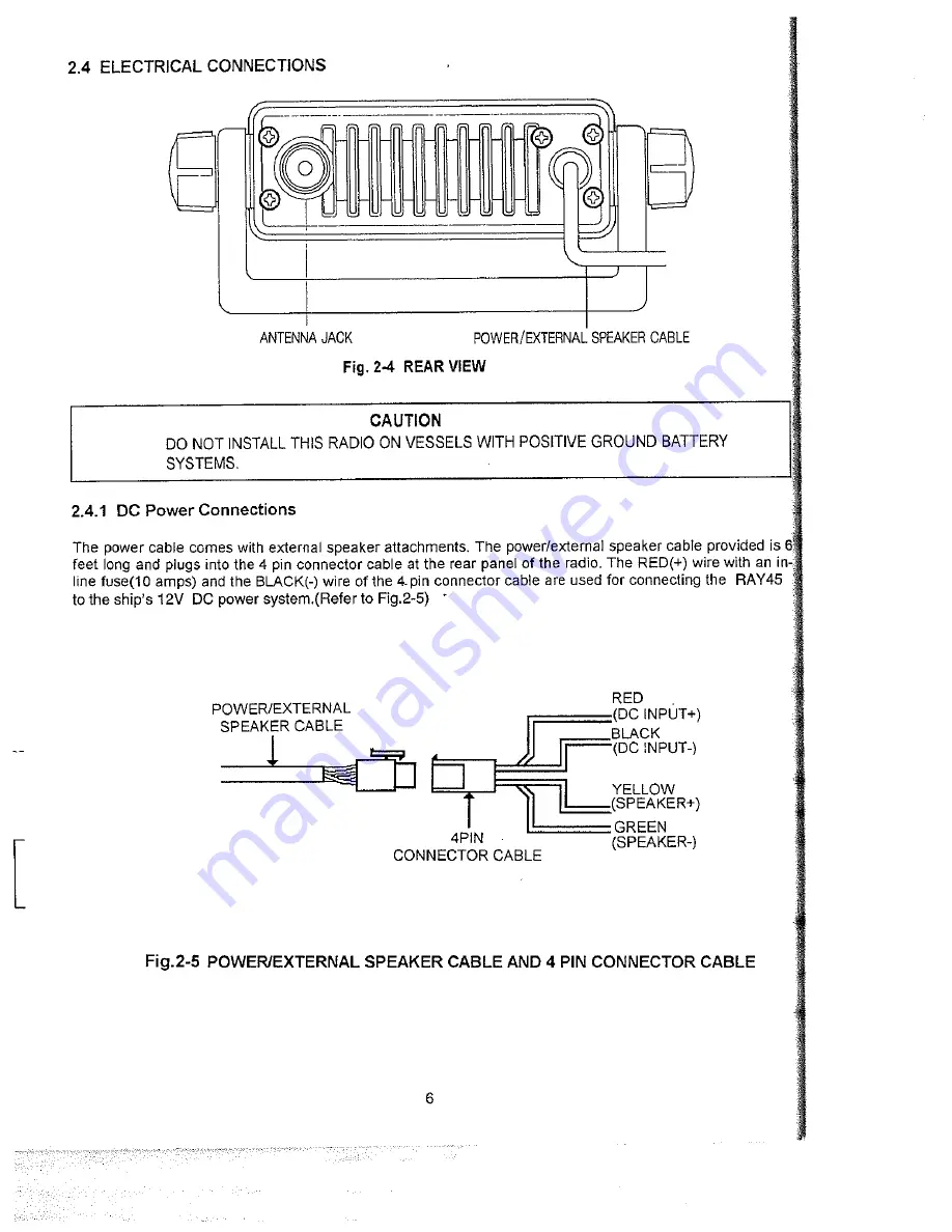 Raymarine Ray 45 User Manual Download Page 10