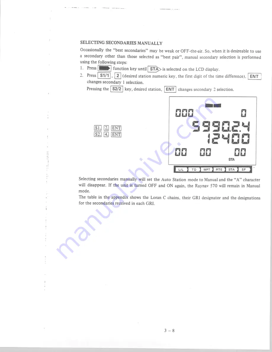 Raymarine Raynav 570 User Manual Download Page 32