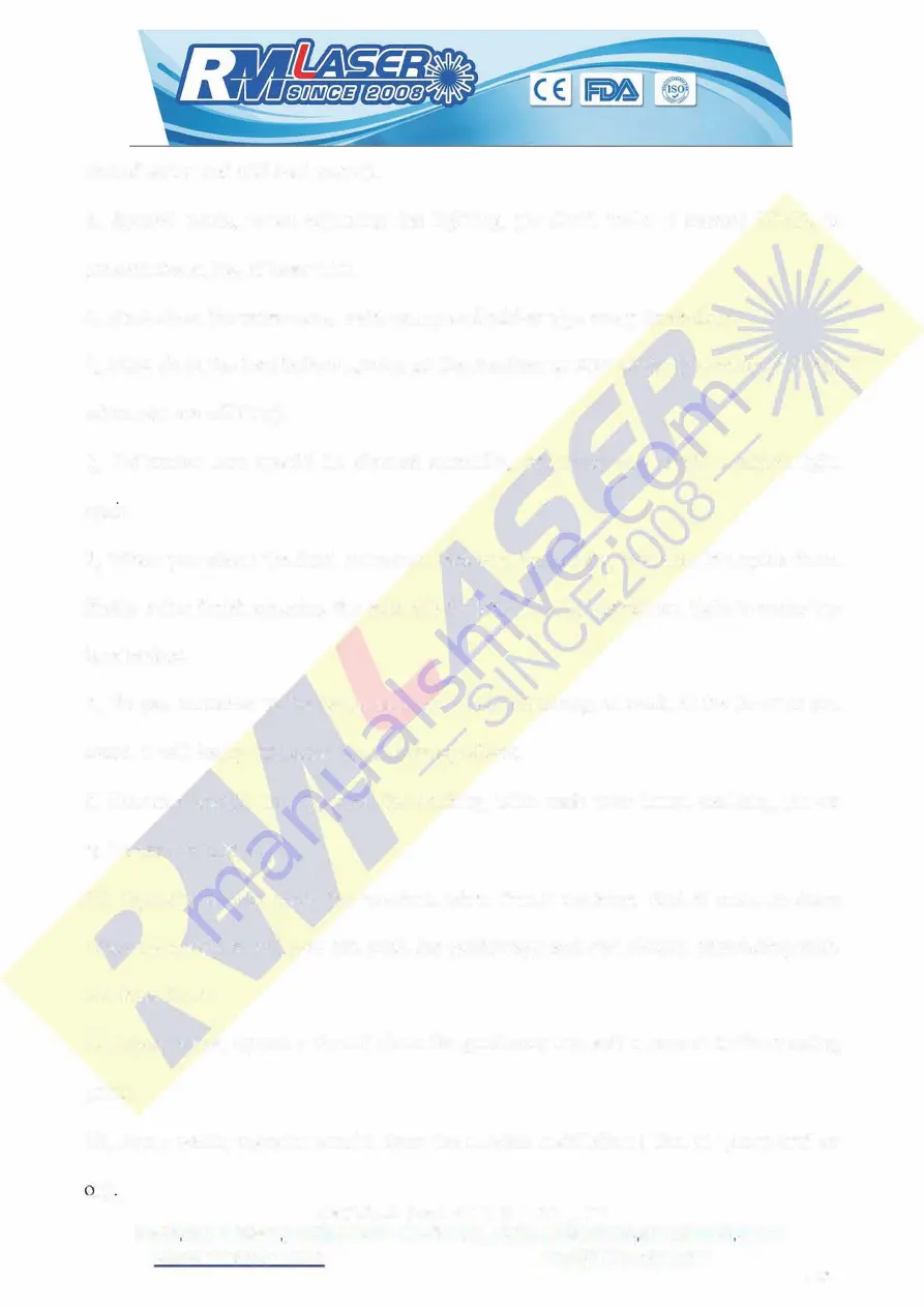 Rayming RMLASER Manual Download Page 38