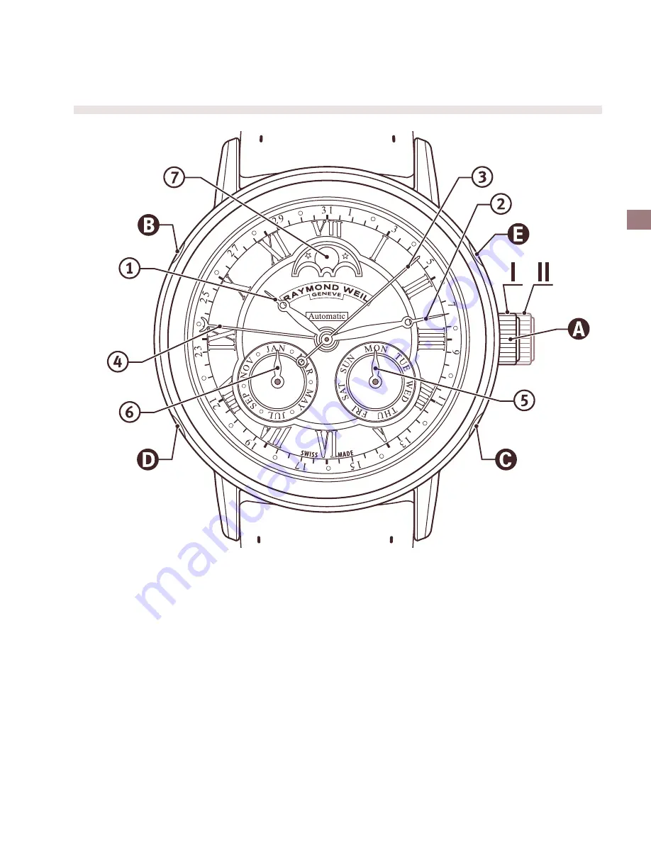 Raymond Weil ZGU 724 Скачать руководство пользователя страница 30