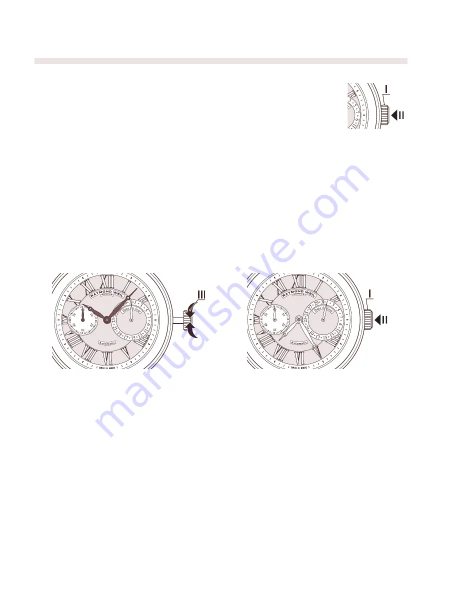 Raymond Weil ZGU 729 Instructions For Use Manual Download Page 50