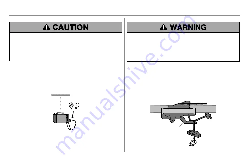 Raynor Sergeant II STANDARD 8160WBRGD Manual Download Page 12