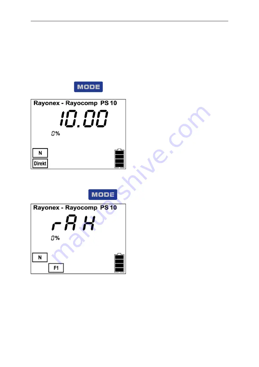 Rayonex Rayocomp PS 10 med. Скачать руководство пользователя страница 28