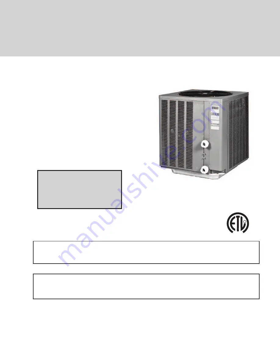 Raypak 2350 Series Installation & Operating Instructions Manual Download Page 1