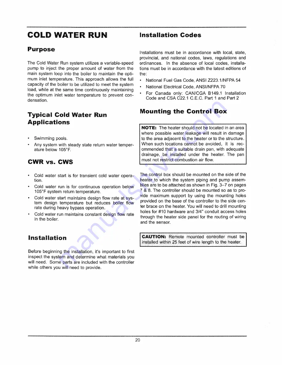 Raypak MVB 1003 Installation & Operating Instructions Manual Download Page 139