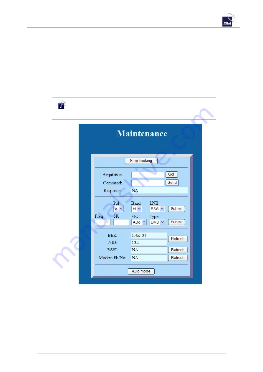 RaySat Gilat SR1500 Installation And Operation Manual Download Page 75