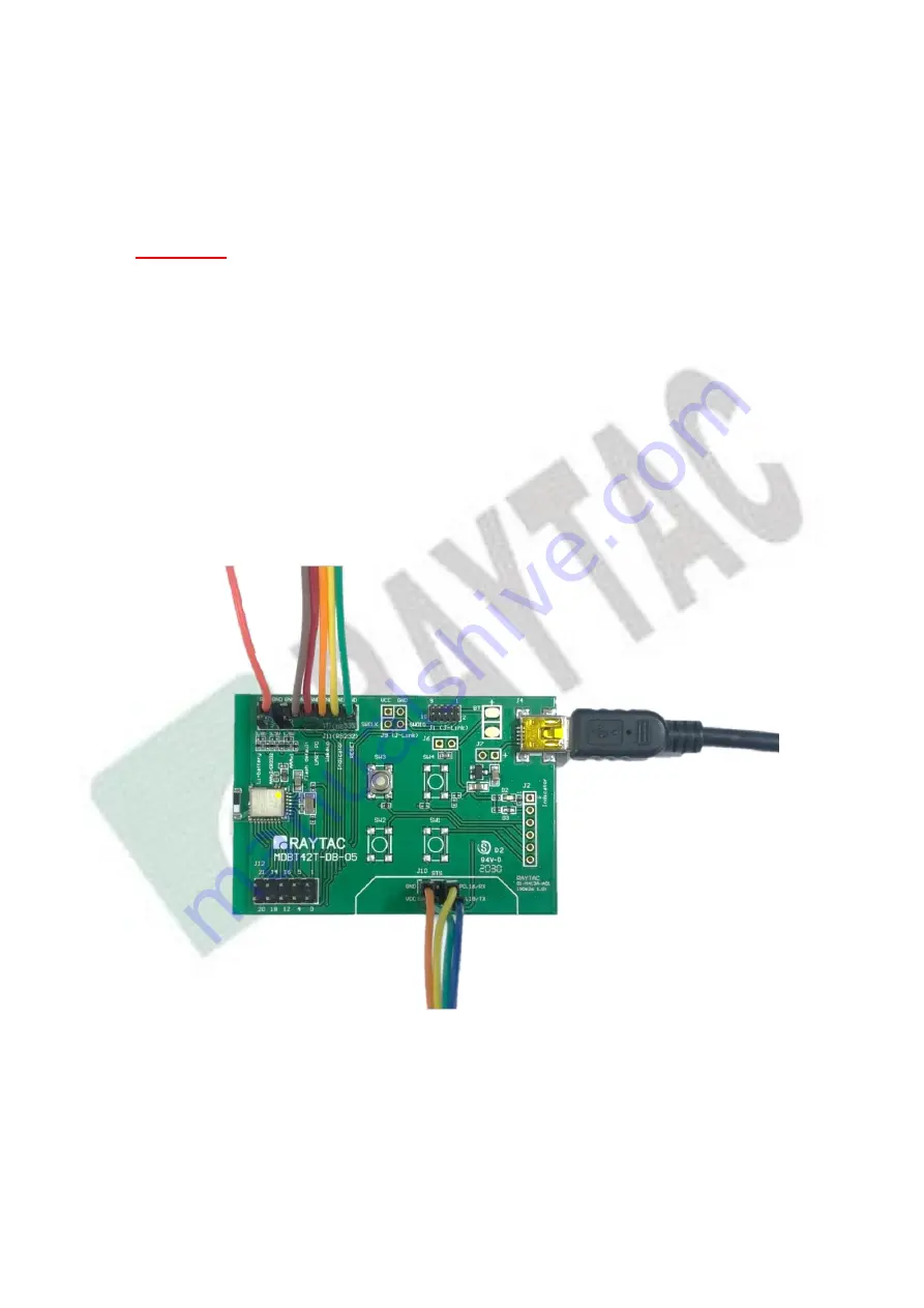 RAYTAC MDBT42T-AT-UART-S User Manual Download Page 5